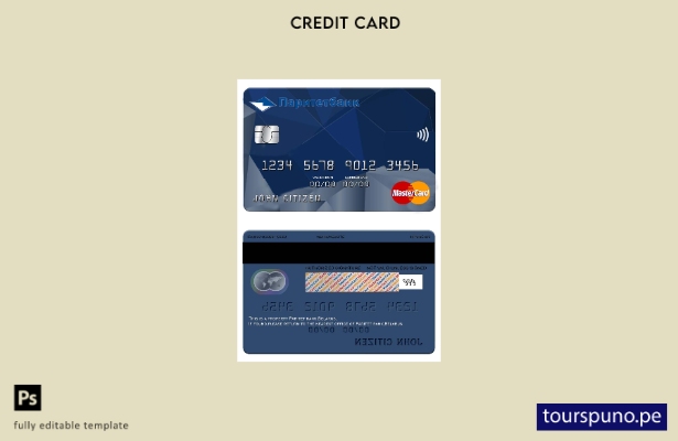 lista para imprimir plantilla de mastercard del banco Bielorrusia Paritet